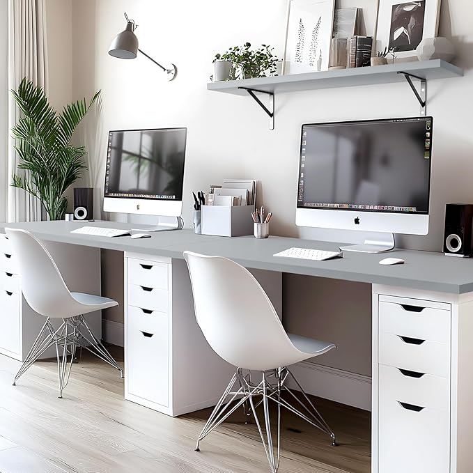 Kaboon 45x20 inch Table Top Universal, Solid One-Piece Desktop, Reversible - Image 6