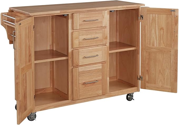 Homestyles General Line Mobile Kitchen Cart, 52-1/2 in. W x 18 in. - 30 in. D x - Image 9