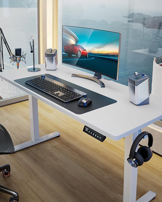 ErGear Height Adjustable Electric Standing Desk, 55 x 28 Inches Sit Stand up - Image 2