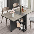 GarveeHome Folding Dining Table, Space Saving Farmhouse Dining Table by GarveeHome