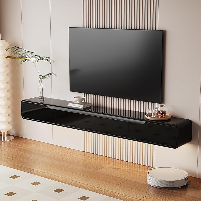 High Gloss Floating TV Stand by Furninova