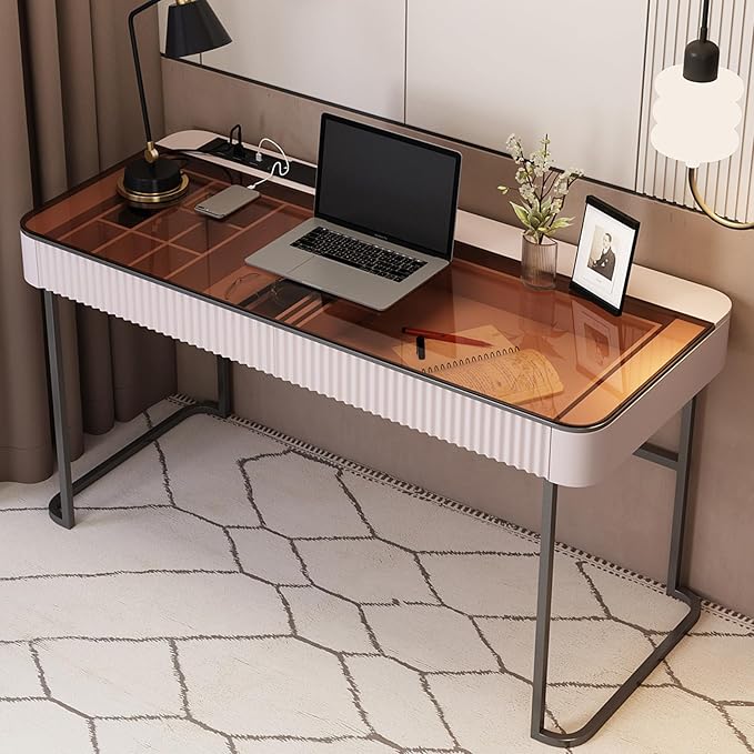 Lartis Office Desk with Drawers - Image 9