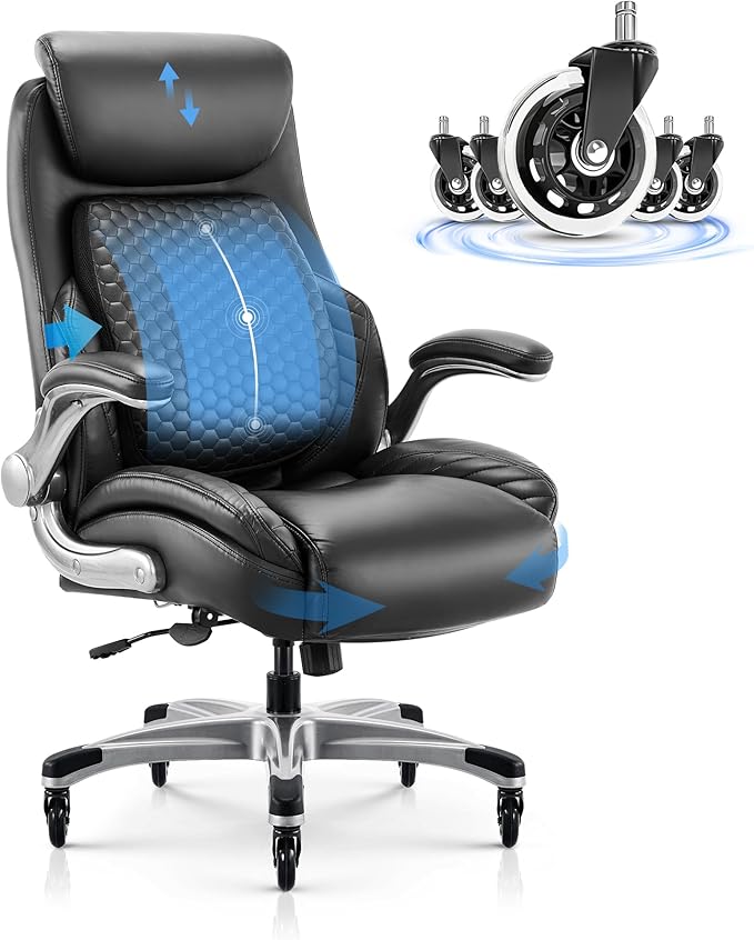 COLAMY Office Ergonomic Desk High Back Executive Chair - Image 10