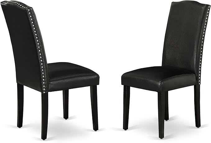 East West Furniture ESEN3-BCH-69 3 Piece Kitchen Table & Chairs Set Contains a - Image 4