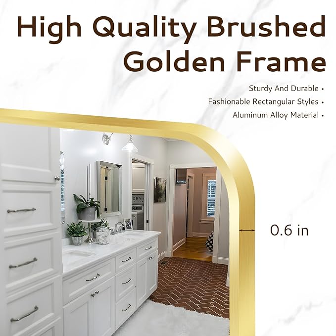 20x28 Rounded Rectangle Bathroom Mirrors - Image 3