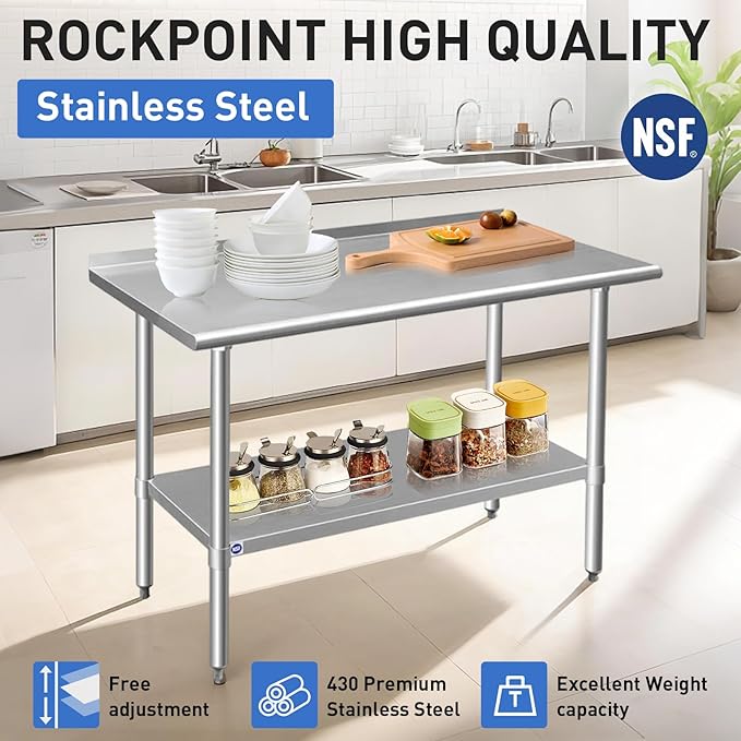 ROCKPOINT Stainless Steel Table - Image 4