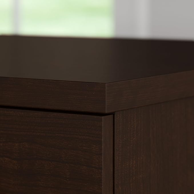 Bush Furniture Somerset 5 Shelf Bookcase in Mocha Cherry, Tall Bookshelf - Image 5