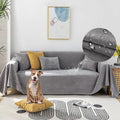 STACYPIK Waterproof Gray Couch Cover by STACYPIK