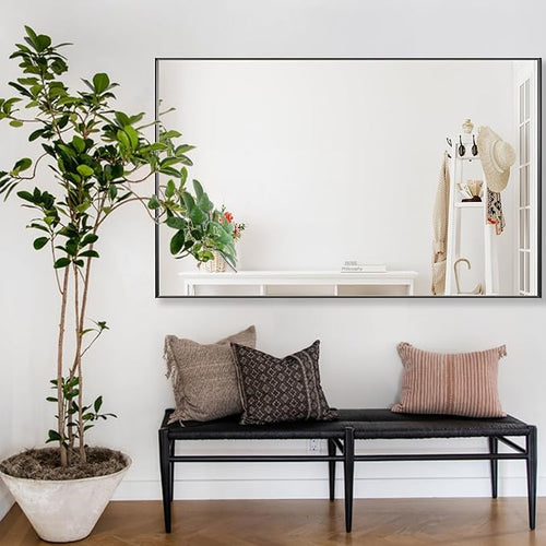 27x40 Inch Black Bathroom Mirror - Image 2