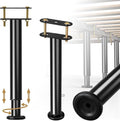 2 Pcs Adjustable Bed Frame Center Support Legs, Heavy Duty Cold Rolled Steel by Laowu