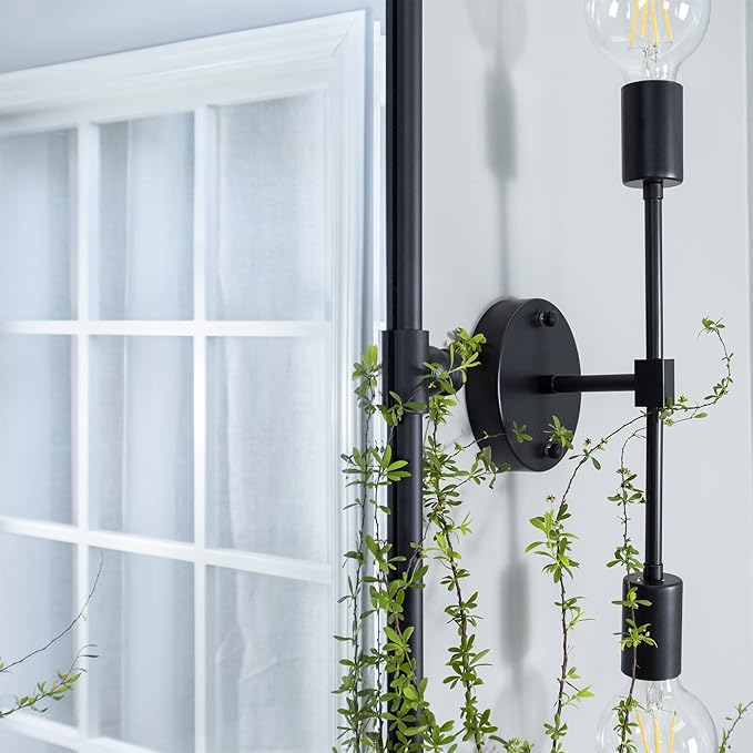 TEHOME 20x33'' Horizontal Farmhouse Black Metal Framed Rounded Pivot Rectangle - Image 6