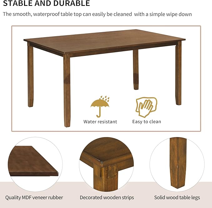 Ball & Cast 6 Piece Dining Table Set - Image 5