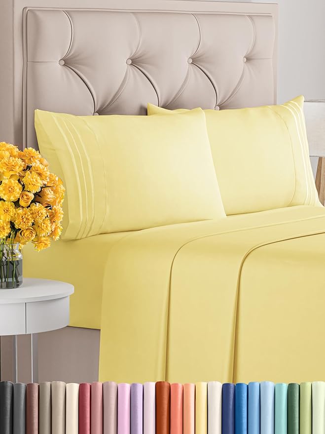 King Size 4 Piece Sheet Set by CGKUnlimited