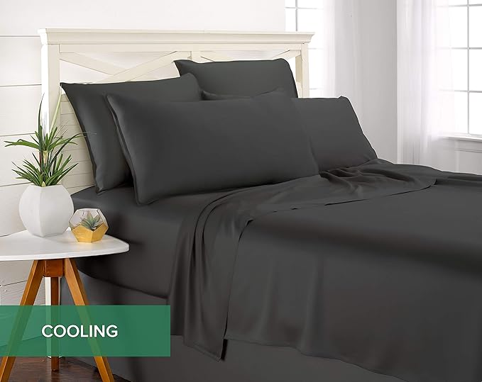 King Sheets by Pure Bamboo, Genuine 100% Organic Viscose Derived from Bamboo - Image 5