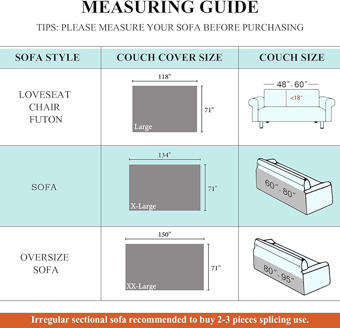 STACYPIK Chenille Sofa Cover for Dogs, Washable Dark Gray Couch Cover for Pets - Image 6