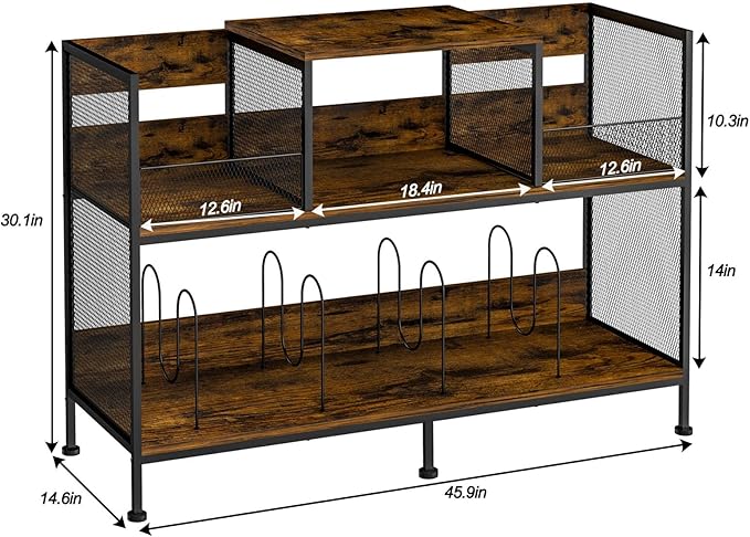 Large Vintage Record Player Table - Image 3