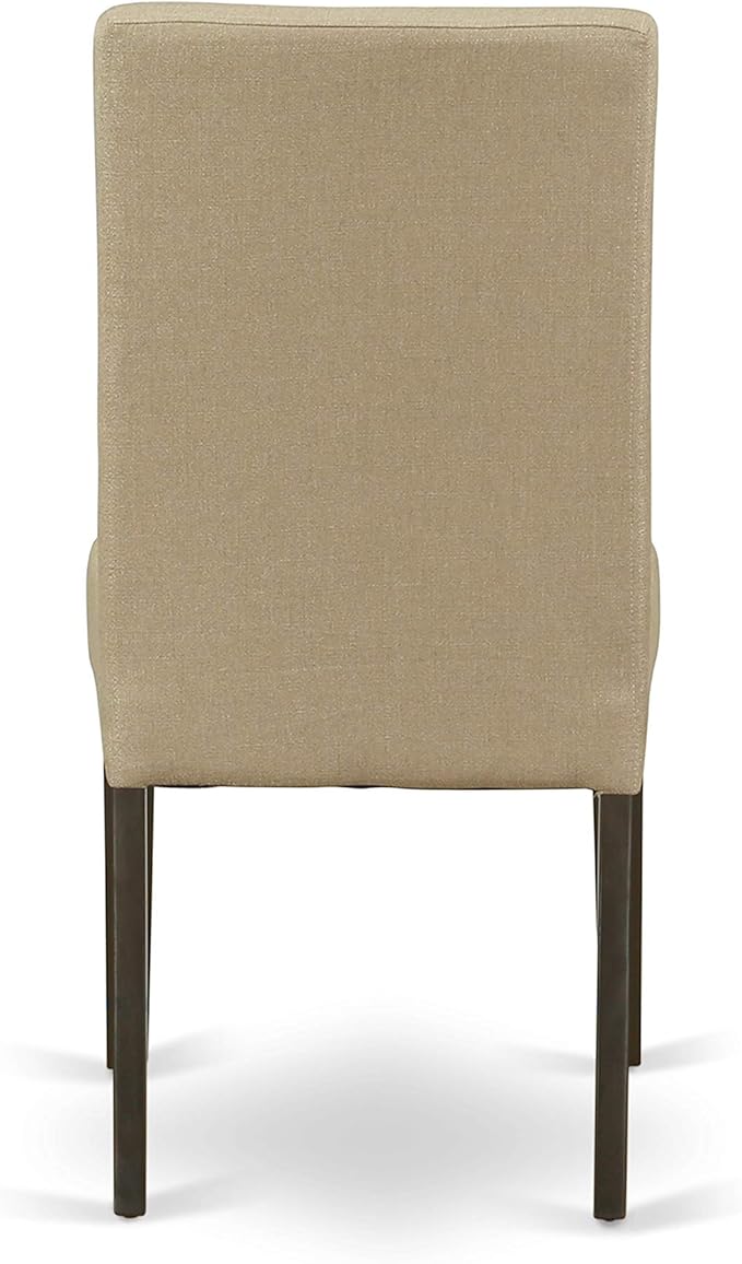 East West Furniture ANDR3-CAP-03 3 Piece Dining Room Table Set Contains a Round - Image 9