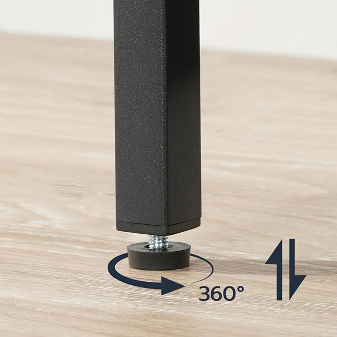 HOOBRO End Table with Charging Station, Nightstand with 2 Drawer & USB Ports & - Image 9
