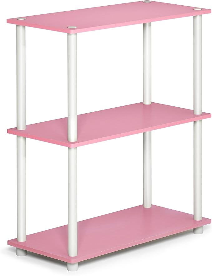 Furinno Turn-N-Tube 3-Tier Compact Multipurpose Shelf Display Rack by Furinno-FitsYourSpaceFitsYourBudget