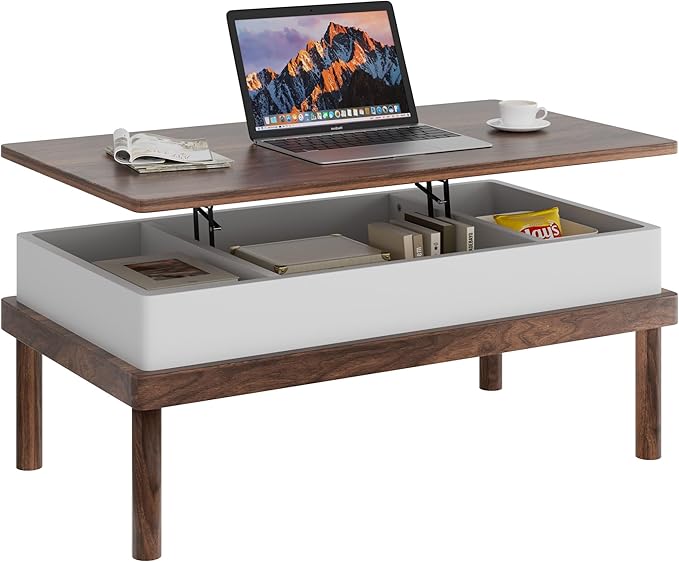 Shintenchi Coffee Table, Lift Top Coffee Table - Image 7