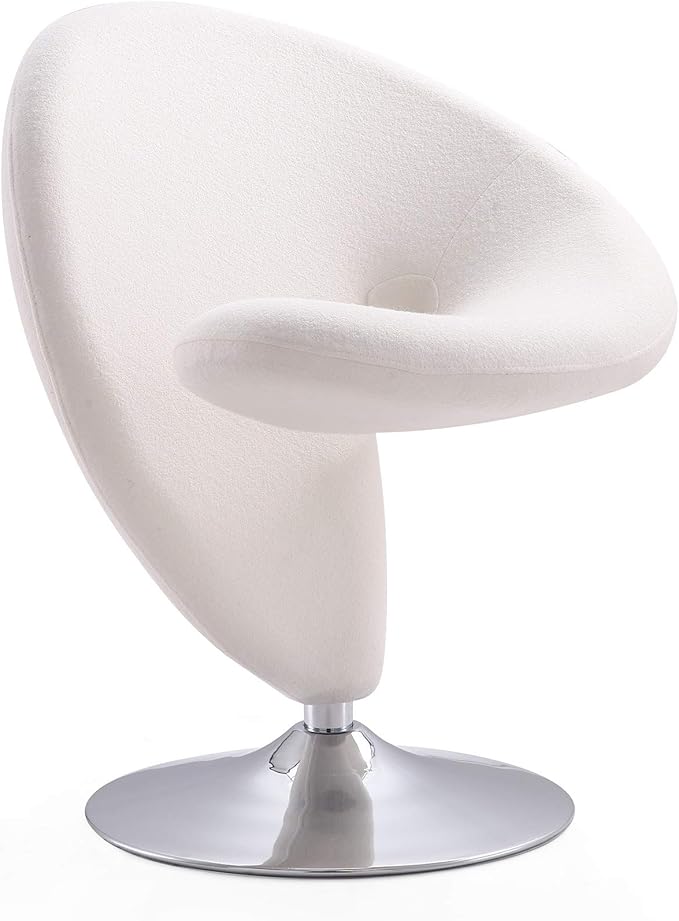 Manhattan Comfort Curl Swivel Accent Chair Set of 2 - Image 5