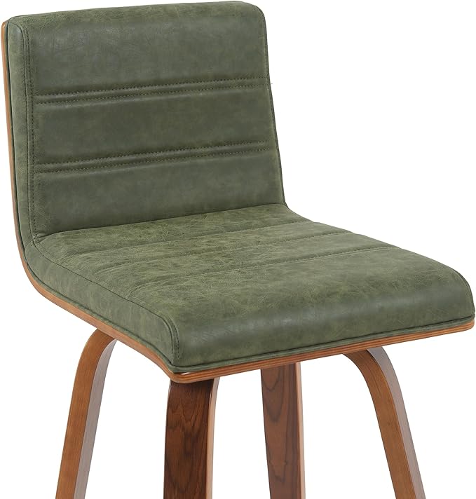 Armen Living Vienna Modern Swivel 26" Counter Height Barstool - Image 5