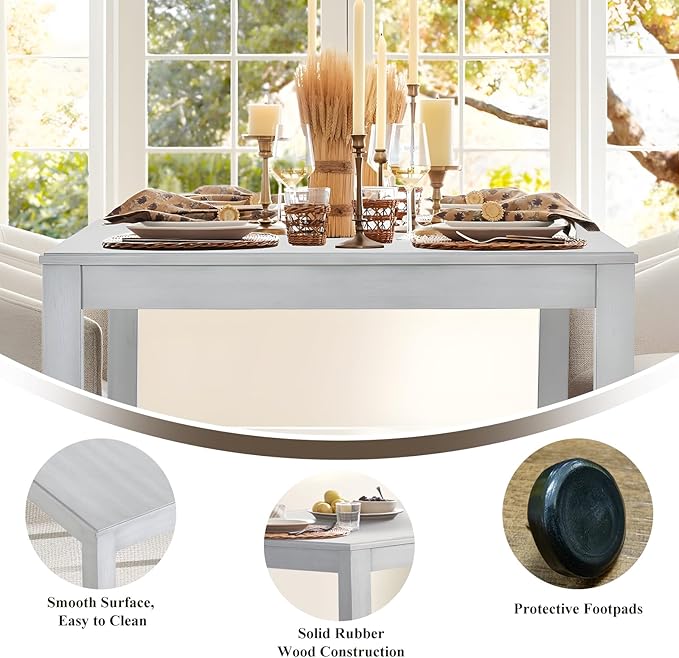 COLAMY 7-Piece Dining Table Set - Image 4