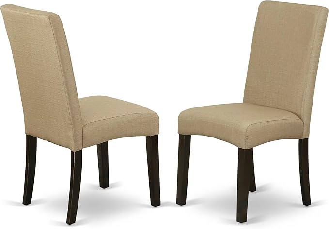 East West Furniture HEDR7-CAP-03 7 Piece Kitchen Table & Chairs Set Consist of - Image 4