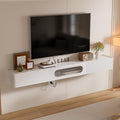 Floaticase Floating TV Stand, 94IN Fully Assembled Hign Gloss Wall Mounted by FloatiCasa