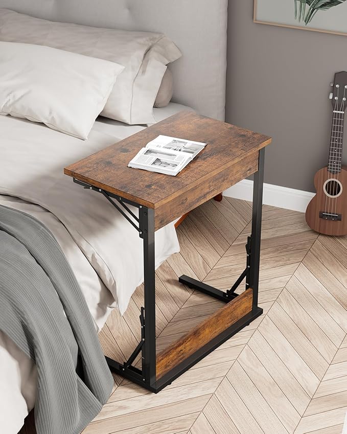 Tatub Folding TV Tray Table Set of 2, Small Sofa-Side Laptop Desk - Image 6