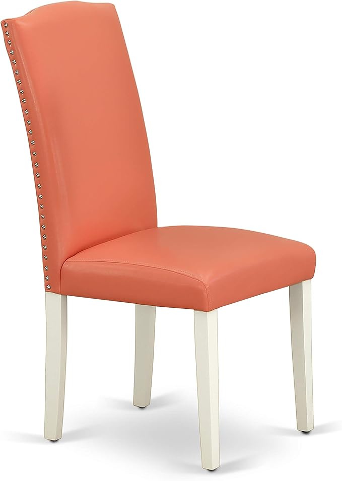 East West Furniture LGEN5-LWH-78 5 Piece Dinette Set Includes a Rectangle - Image 8