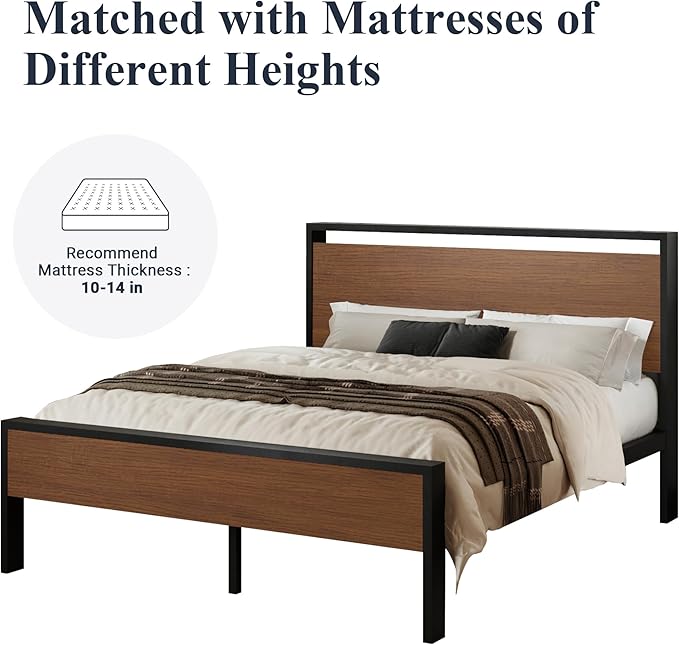 Allewie Full Size Platform Bed Frame - Image 7