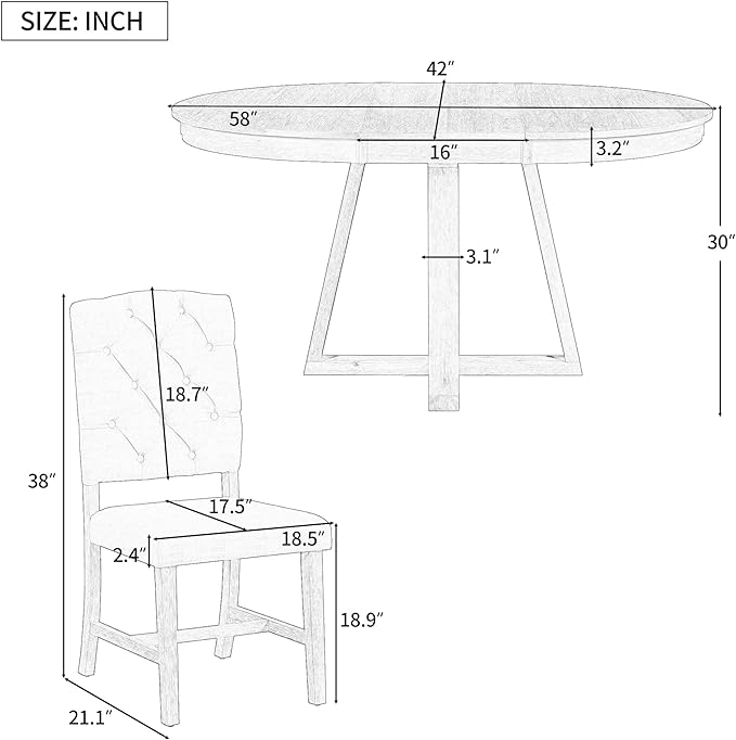 Ball & Cast 5 Piece Dining Table Set - Image 3