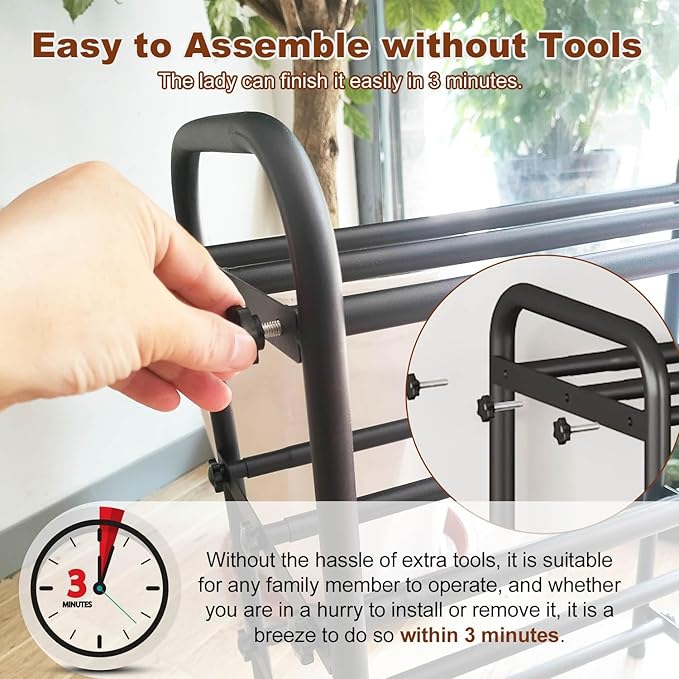 KANAV Expandable Shoe Rack Organizer – 3-Tier Shoe Shelf - Image 5