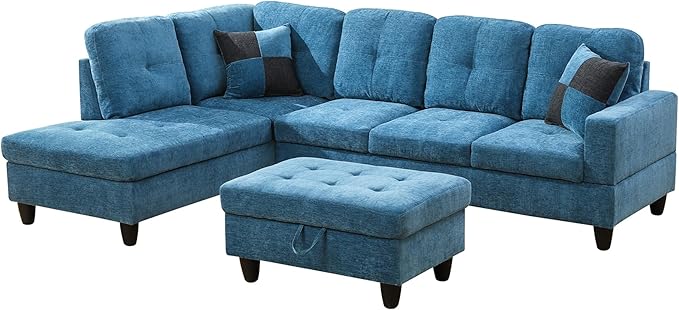 103.5" Oversized Sectional Couch, L Shaped Couch - Image 7
