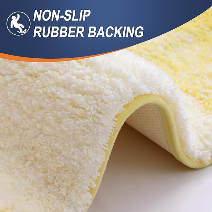 OLANLY Bathroom Runner Rugs 70x24, Extra Soft Absorbent Microfiber Bath Rugs - Image 4