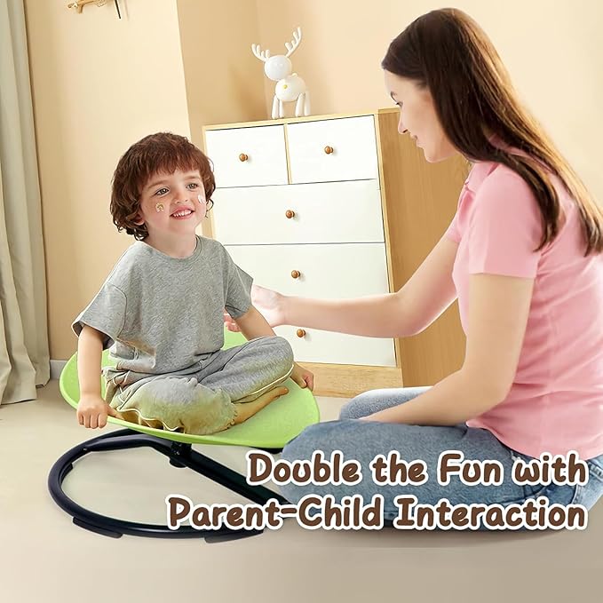 Kids Sensory Spinning Chair for Autism Ages 3+, Sit and Spin Swivel Chair for - Image 3