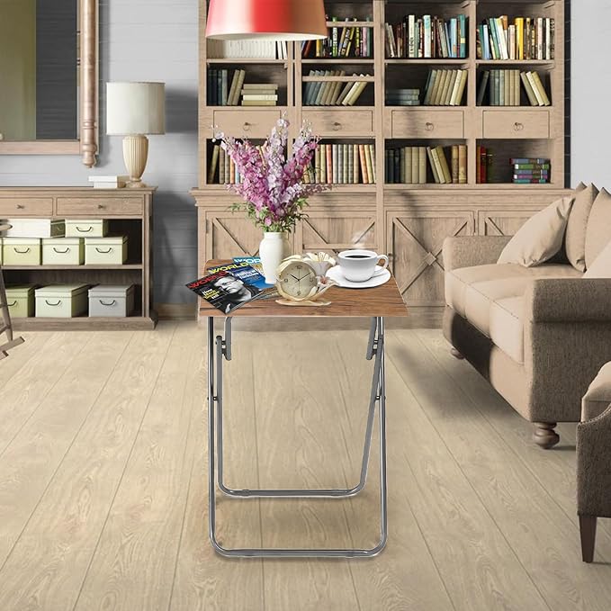 Garden 4 you Folding TV Tray Table Set of 2, TV Dinner Table - Image 8