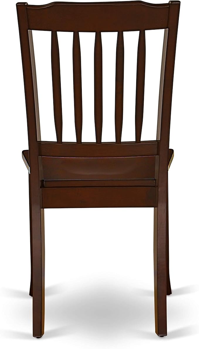 East West Furniture AMDA3-MAH-W 3 Piece Dining Table Set - Image 13
