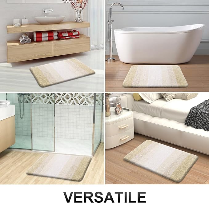 OLANLY Bathroom Runner Rugs 47x20, Extra Soft Absorbent Microfiber Bath Rugs - Image 6