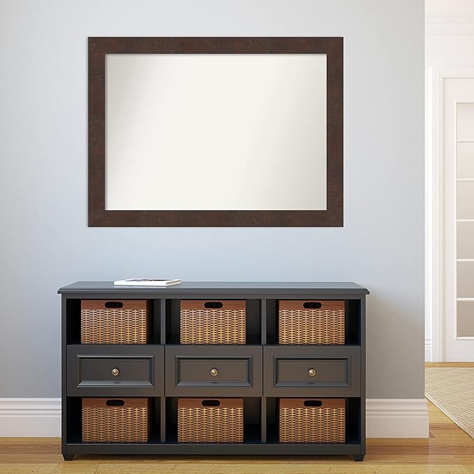 Amanti Art White Bathroom Mirror - Image 5