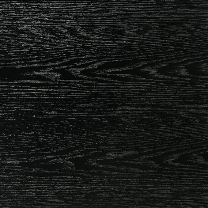 Armen Living Channell Mid Century Modern 5 Piece Black Wood Dining Table Set - Image 13