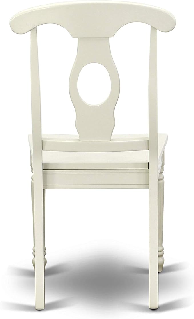 East West Furniture VAKE5-LWH-W 5 Piece Kitchen Table Set - Image 14