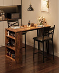 GAOMON 3 Piece Bar Table Set for 2, Bar Table and Chairs Set by GAOMON