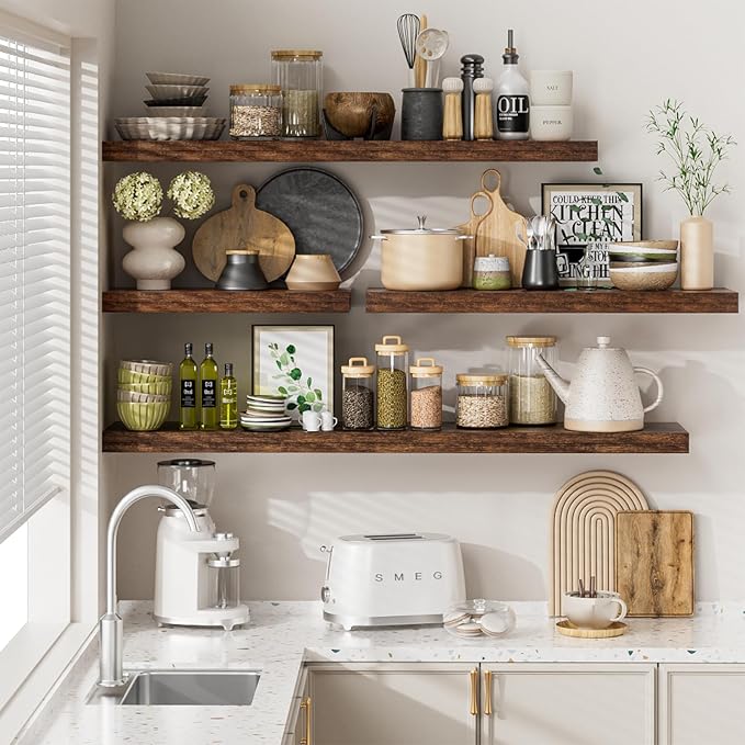 Heimlove 12" Deep Floating Shelves - Image 7