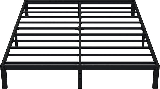 EMODA 10 Inch King Bed Frame No Box Spring Needed, Heavy Duty Metal Platform by EMODA