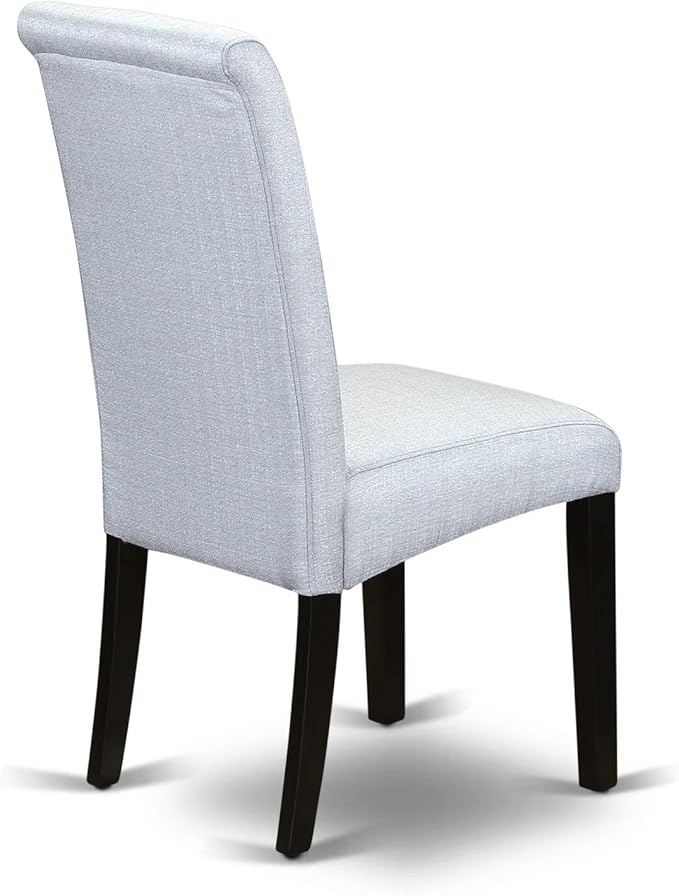 East West Furniture DLBA5-BLK-05 5 Piece Dining Set Includes a Round Dining - Image 10