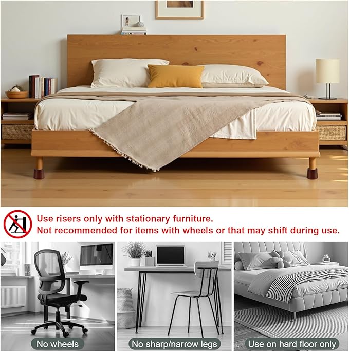 Wooden Furniture Bed Risers - Image 3