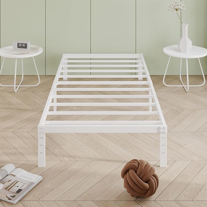 12 Inch Twin XL Bed Frames, Heavy Duty Metal Bed Frame Twin XL, No Box Spring by Cieemine