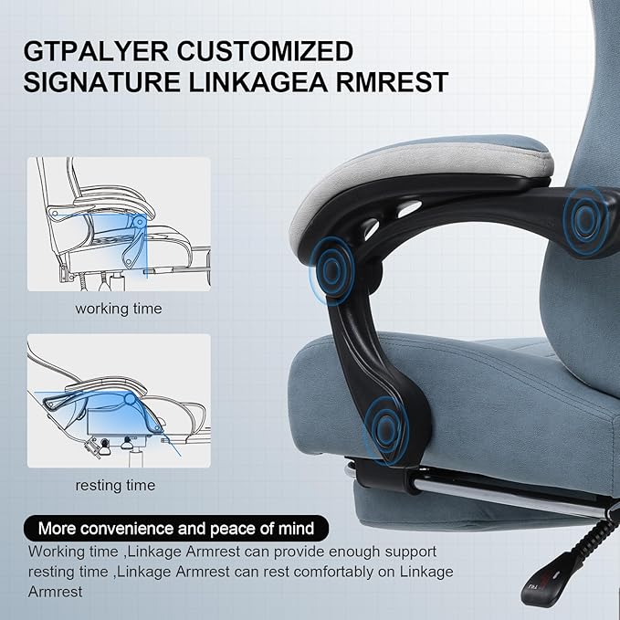 GTPLAYER Gaming Chair, Computer Office Chair - Image 5